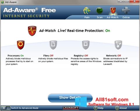스크린 샷 Ad-Aware Windows 8.1