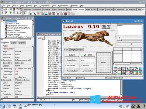 스크린 샷 Lazarus Windows 8.1