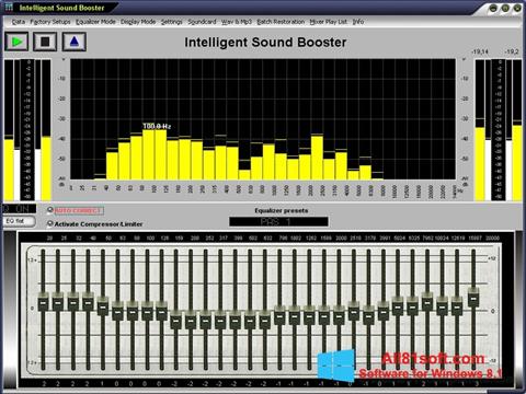 스크린 샷 Sound Booster Windows 8.1