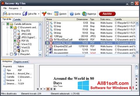 스크린 샷 Recover My Files Windows 8.1