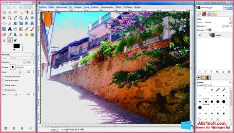 스크린 샷 GIMP Windows 8.1