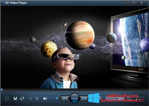스크린 샷 3D Video Player Windows 8.1