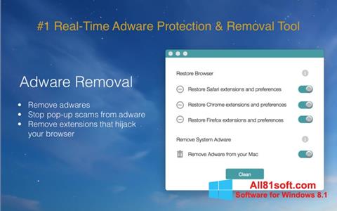 스크린 샷 Adware Removal Tool Windows 8.1