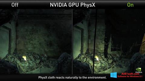 스크린 샷 NVIDIA PhysX Windows 8.1