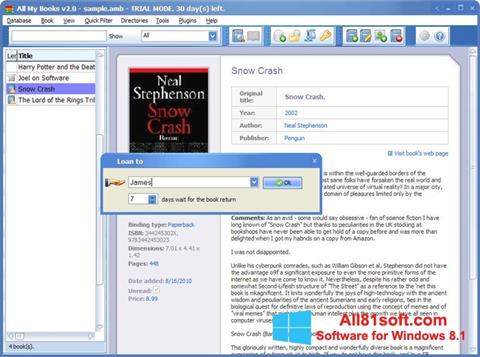 스크린 샷 All My Books Windows 8.1