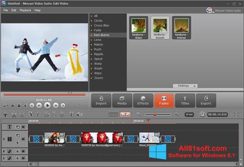 스크린 샷 Movavi Video Suite Windows 8.1