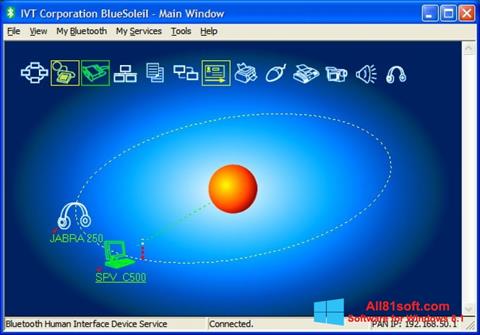스크린 샷 BlueSoleil Windows 8.1