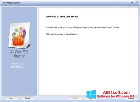 스크린 샷 ISO Burner Windows 8.1