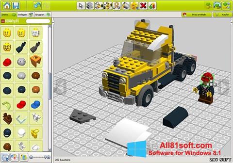 스크린 샷 LEGO Digital Designer Windows 8.1