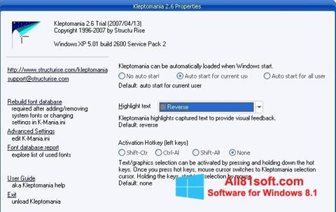 스크린 샷 Kleptomania Windows 8.1