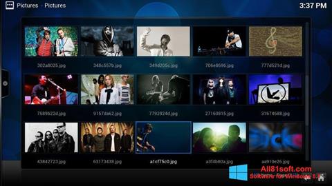 스크린 샷 Kodi Windows 8.1