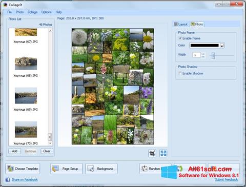 스크린 샷 CollageIt Windows 8.1
