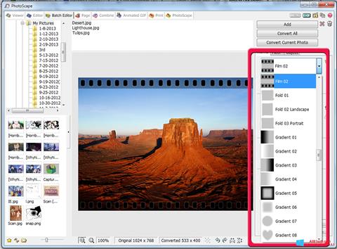 스크린 샷 PhotoScape Windows 8.1