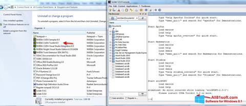 스크린 샷 Scilab Windows 8.1