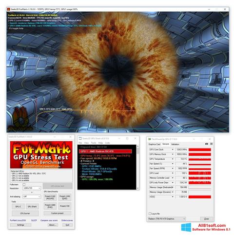 스크린 샷 FurMark Windows 8.1