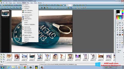 스크린 샷 PhotoFiltre Studio X Windows 8.1