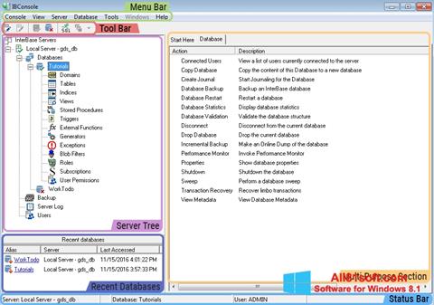 스크린 샷 InterBase Windows 8.1