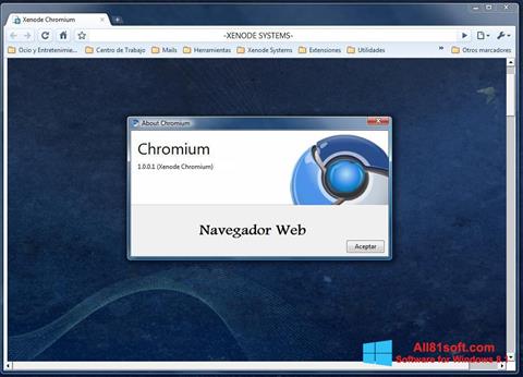 스크린 샷 Chromium Windows 8.1