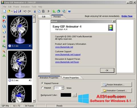 스크린 샷 Easy GIF Animator Windows 8.1