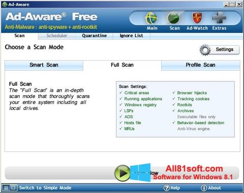 스크린 샷 Ad-Aware Free Windows 8.1