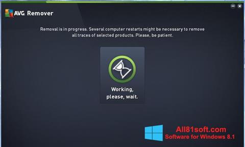 스크린 샷 AVG Remover Windows 8.1