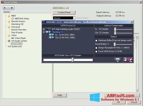 스크린 샷 ASIO4ALL Windows 8.1