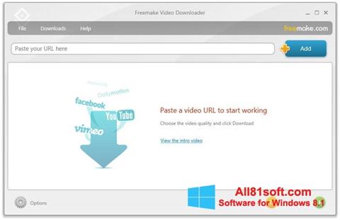 스크린 샷 Freemake Video Downloader Windows 8.1