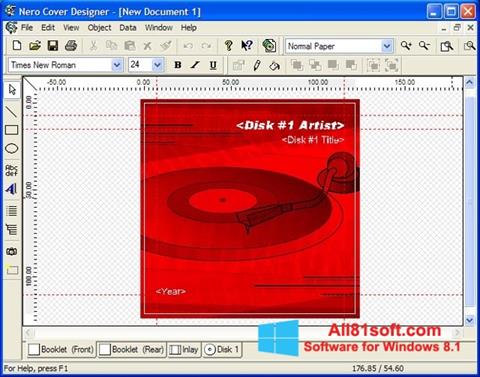스크린 샷 Nero Cover Designer Windows 8.1
